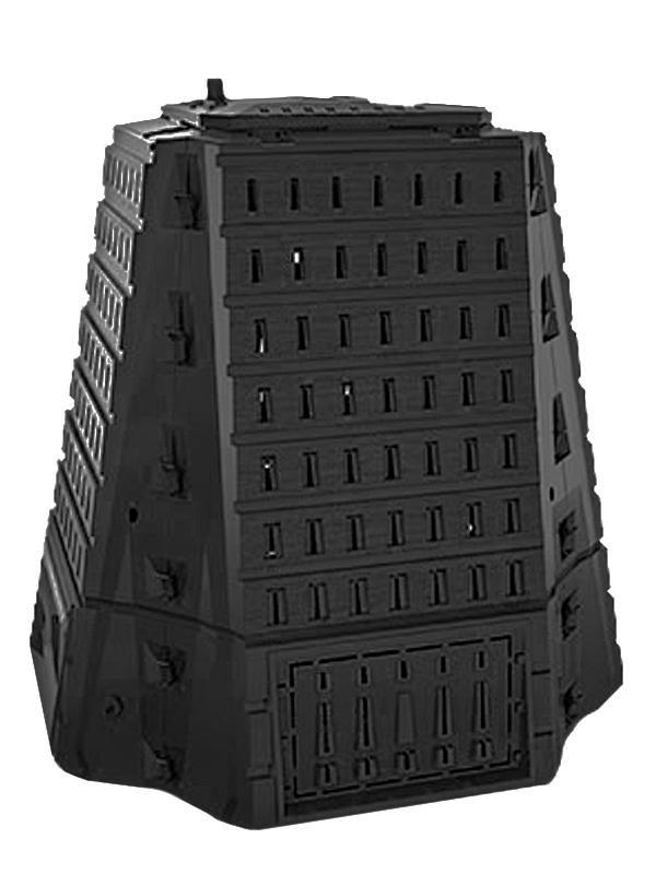 BIOCOMPO-KOMPOSTIÄMÄRI 900 L MUSTA - PP-IKBI900CZ