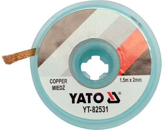 Kuparipunosnauhan irrotusteippi 2.0mm * 1.5m - YT-82531