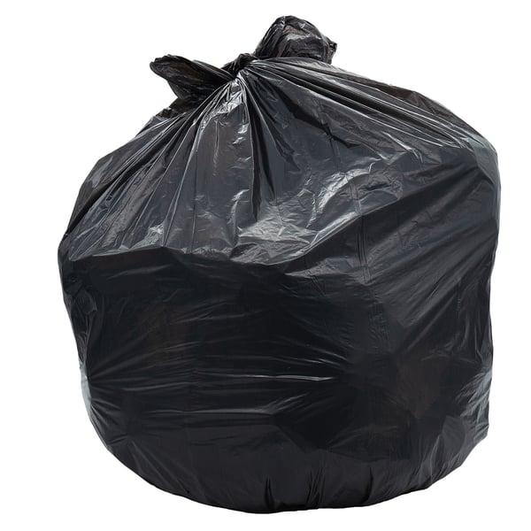 Jätepussit 60l mustaa LDPE:tä, 50 kpl