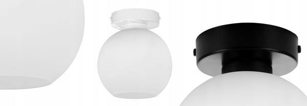 KLASSISK LOFTSLAMPE GLASLAMPE Sfærisk LED