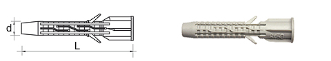 YLEISMAINEN T-PAITA KAULUKSELLA NYLON 6*35MM - 2.0 STO - KORI U6*36