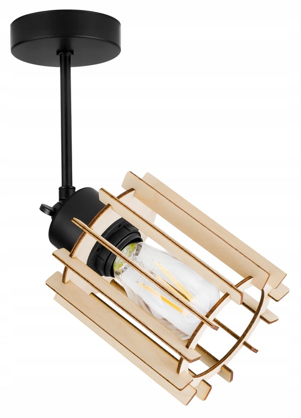 MODERNI PUINEN LED-KATTOVALAISIN