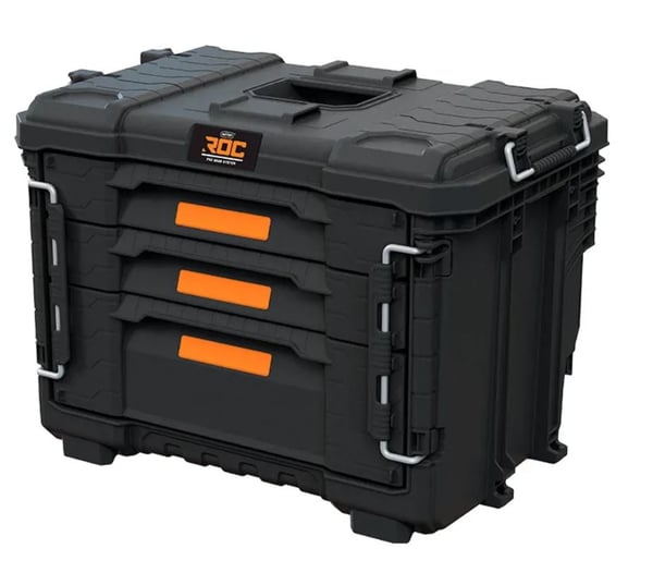 KETER ROC PRO GEAR 2.0 VÆRKTØJSKASSE - 3 SKUFFER - KT 63 9400 KETER ROC PRO GEAR 2.0 VÆRKTØJSKASSE - 3 SKUFFER - KT 63 9400