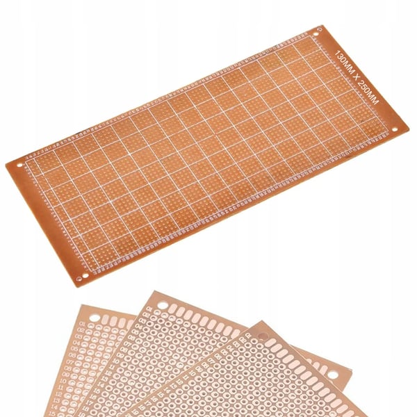 Yksipuolinen universaali prototyyppilaatica 130 x 250 mm