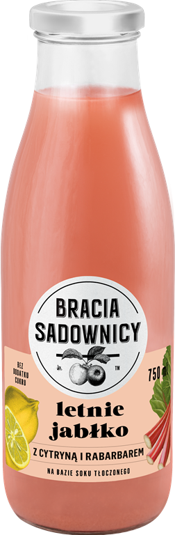Bracia Sadownicy Lemonade kesäomena sitruunalla ja raparperilla 750 ml