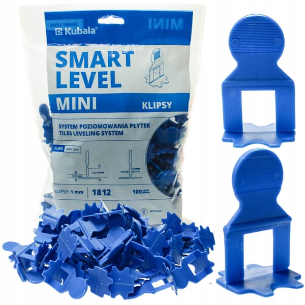 Kubala Klips Smart nivå mini 1 mm 100 st