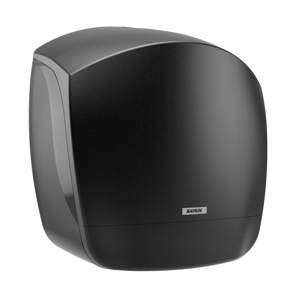 KATRIN Kæmpe toiletpapirdispenser, sort