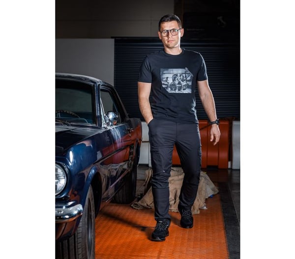 MIX&MATCH JOUSTAVAT TYÖHOUSUT MUSTAT KOKO XL - T N81-2982XL