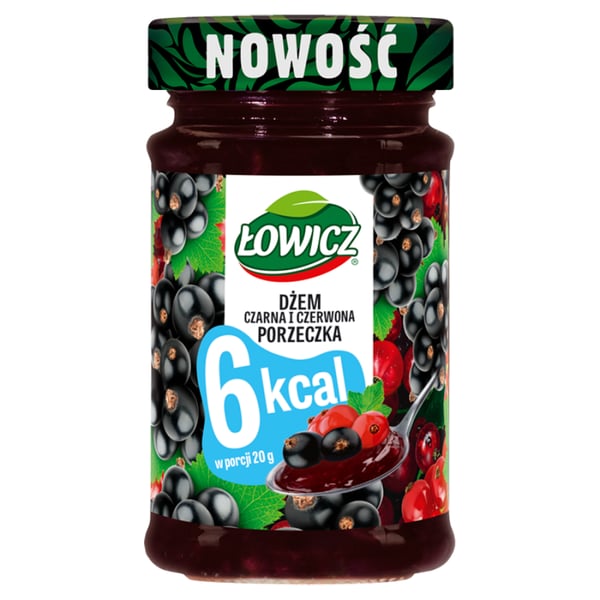 Łowicz svart- och rödvinbärssylt 200 g