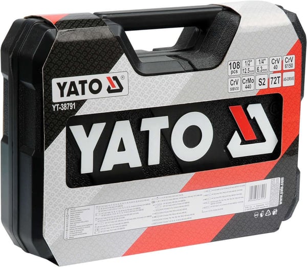 1/2'' VÆRKTØJSSÆT 108 DELE L - YT-38791