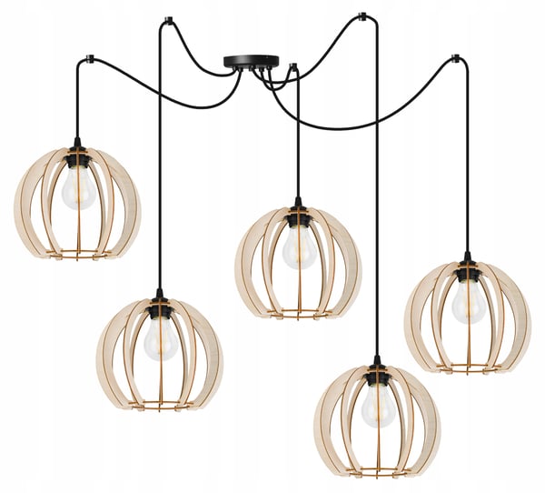 MODERNI PUINEN LED-KATTOVALAISIN