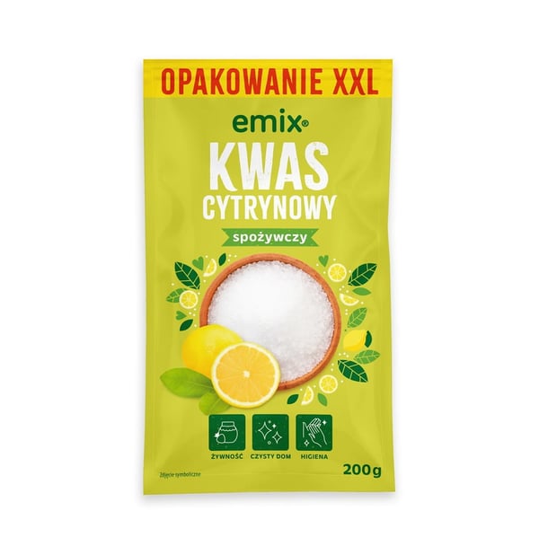 Emix sitruunahappo elintarvikelaatuinen 200g