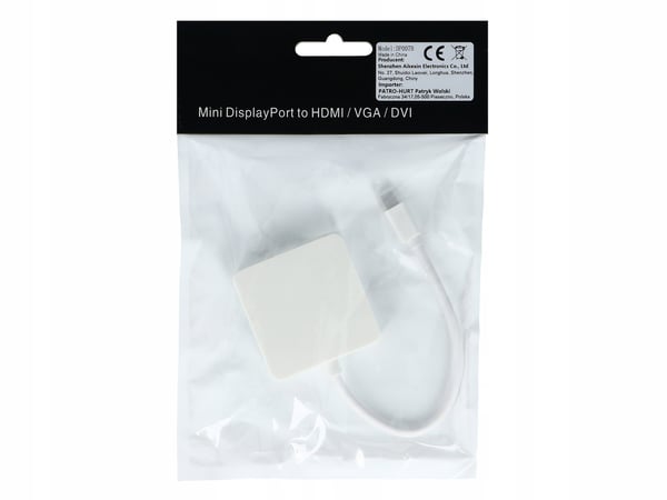 Mini DisplayPort til HDMI VGA DVI Thunderbolt MAC