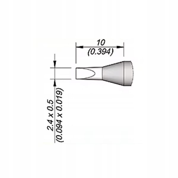Precision C245-759 spids til JBC, AIXUN, SUGON, YIHUA og andre loddestationer