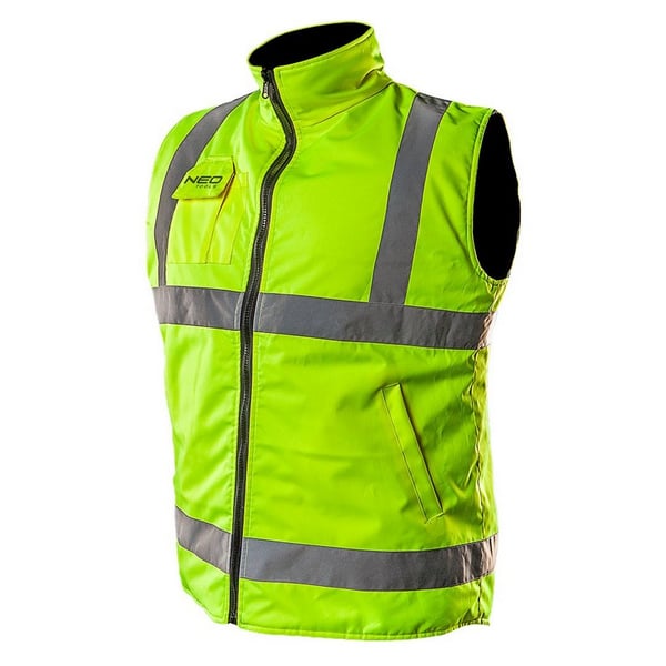 DOBBELTSIDIGT REFLEKTERENDE ARBEJDSÆRME GUL STØRRELSE XL - T N81-520-XL