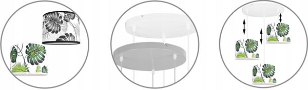 Loftshængende lampe lysekrone lampeskærm moderne