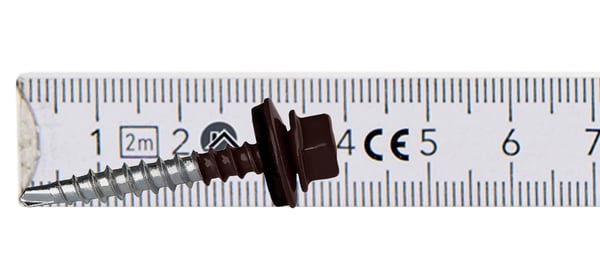 Landmandsskruer GTF2 Z14 4,8x35mm RAL 8017