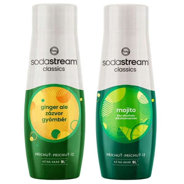 2x siirappia Sodastream Ginger Saturatorille + Mojito Mohito -tiivisteelle 2x siirappia Sodastream Ginger Saturatorille + Mojito Mohito -tiivisteelle