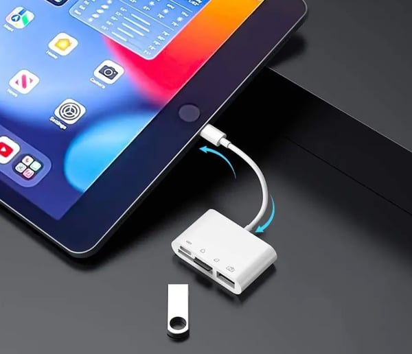 Lightning-adapter SD MicroSD-kortläsare USB 3.0