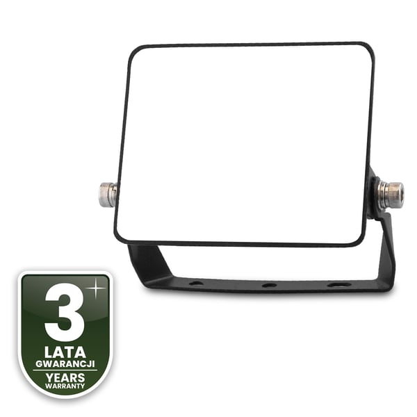 AZZLER 20W 2400lm 4000K IP65 halogenin ulkovalaisin musta LUMILED