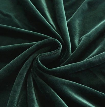 XXL-kalteva tuolinpäällinen, tummanvihreä sametti