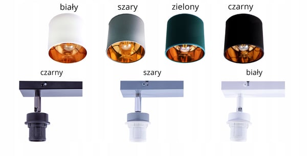 Lofthængende lampe med gylden LED-loftlampe