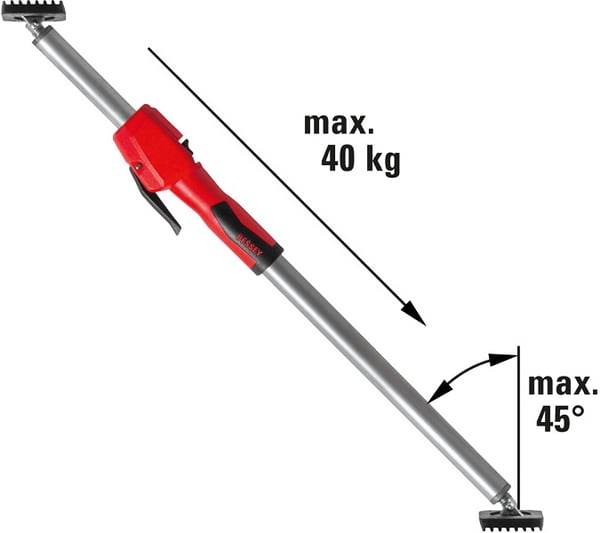 TAKSTÖD MED PUMPNINGSHÄNG 1450-2500MM - AV STE250