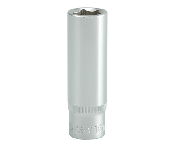LANG TOPPENØGLE 6-PUNKT KROM 1/2'' 16MM - YT-1229