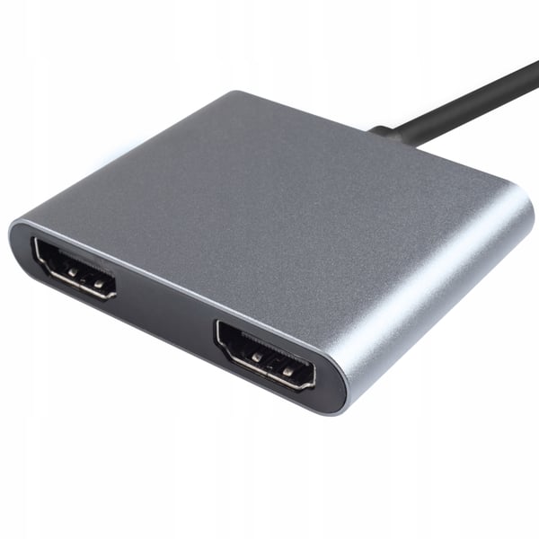 USB C HDMI USB PD HUB ADAPTER SPLIT 1 STIK -> 2 SKÆRME