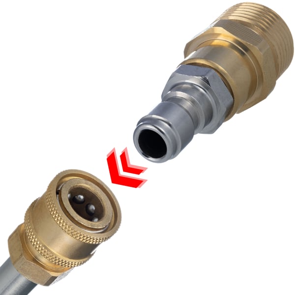 Sovitin / sovitin painepesurille M22 / pikaliittimelle 1/4"