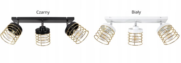 Lofthængende lampe med gylden LED-loftlampe