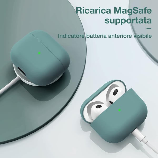 Apple AirPods 3. sukupolven vihreä suojakotelo
