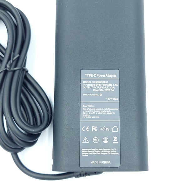 Ultra Parts - Virtalähde ADR82 DELL 130W 20V 6.5A XPS USB-C HA130PM17 (yleismalli)