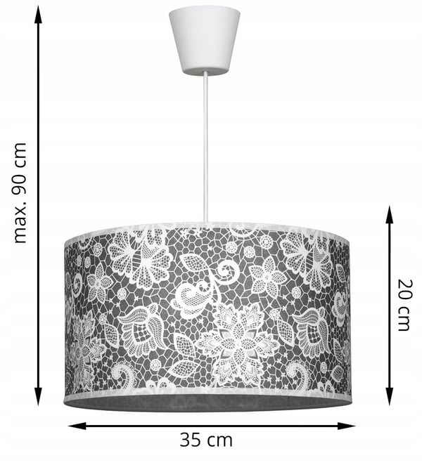 Loftshængende lampe lysekrone lampeskærm moderne