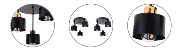 Lofthængende lampe, lysekrone, plafon, LED