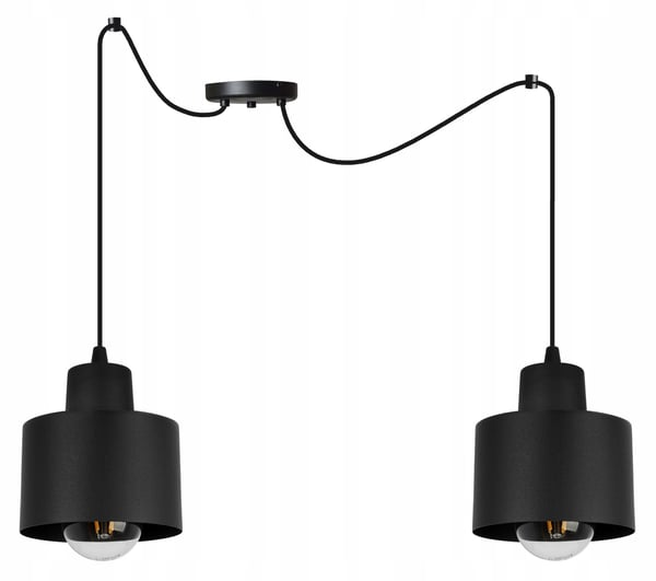 MODERNI KATTOVALAISIN MUSTA LED-VALAISIN