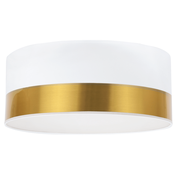 ELEGANCE PLEXI LOFTLAMPE HVIDGULD 40CM E27