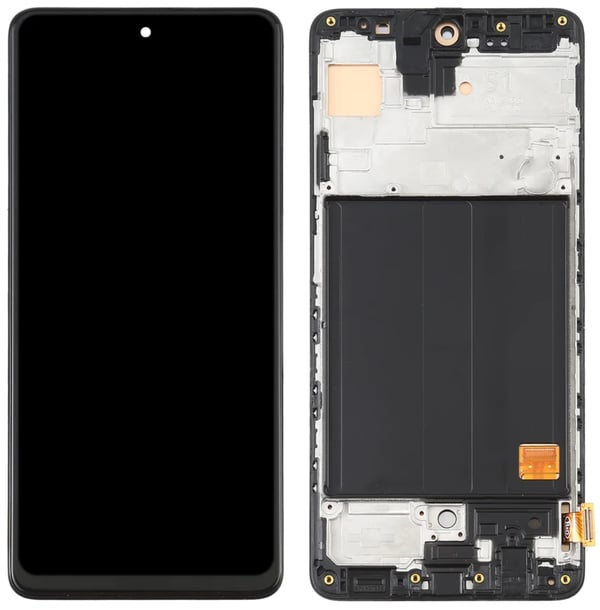 LCD-skærm touchskærm til Samsung Galaxy A51 SM-A515 Incell ramme