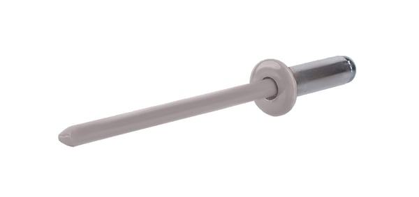 Avoimet alumiininaulat 4x12mm RAL 9007