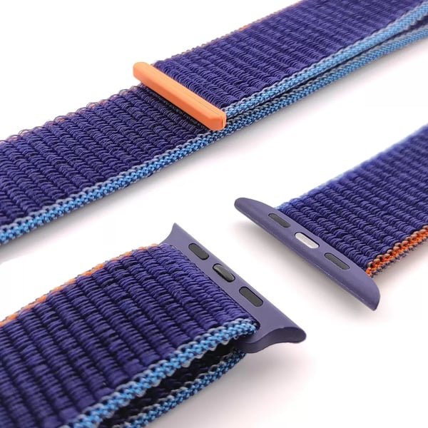 Apple Watch Band 1/2/3/4/5/6/7/8/9/SE 42/44/45/49 mm Sininen 2 Kappaletta