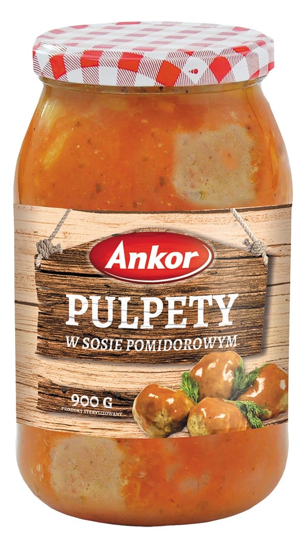 Ankor Lihapullat tomaattikastikkeessa 900 g