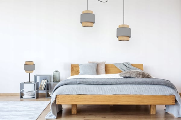 NATBORDLAMPE BOHO JUTA LAMPESKÆRM 20 CM