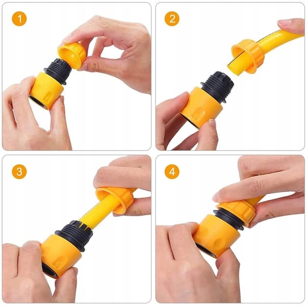 Lynkobling til 1/2" eller 5/8" haveslange