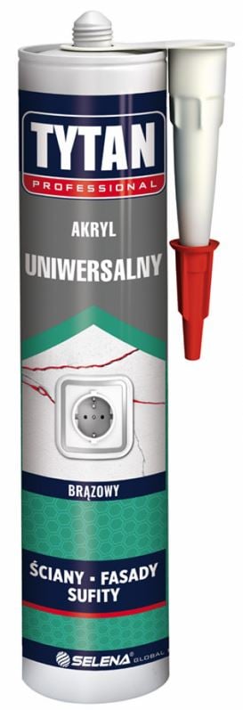 TITANIUM AKRYLMALING 280ML BRUN - SIL AKR 280B
