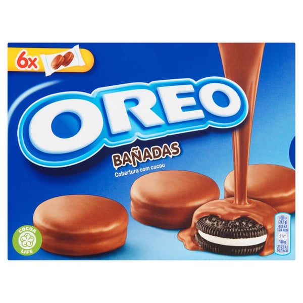 Oreo-kaakaokeksit vaniljatäytteellä ja kaakaokuorrutteella 246 g (12 kpl) Oreo-kaakaokeksit vaniljatäytteellä ja kaakaokuorrutteella 246 g (12 kpl)