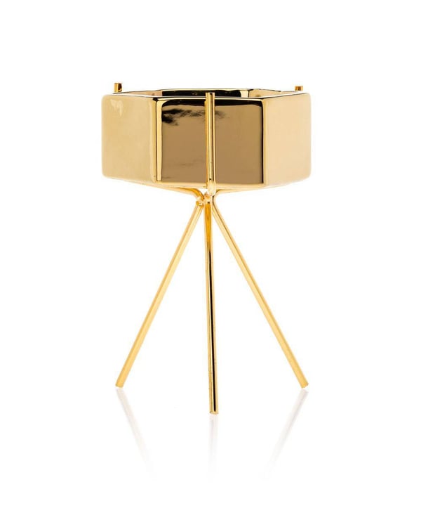 Sashi Guld Blomkruka 16,5 cm