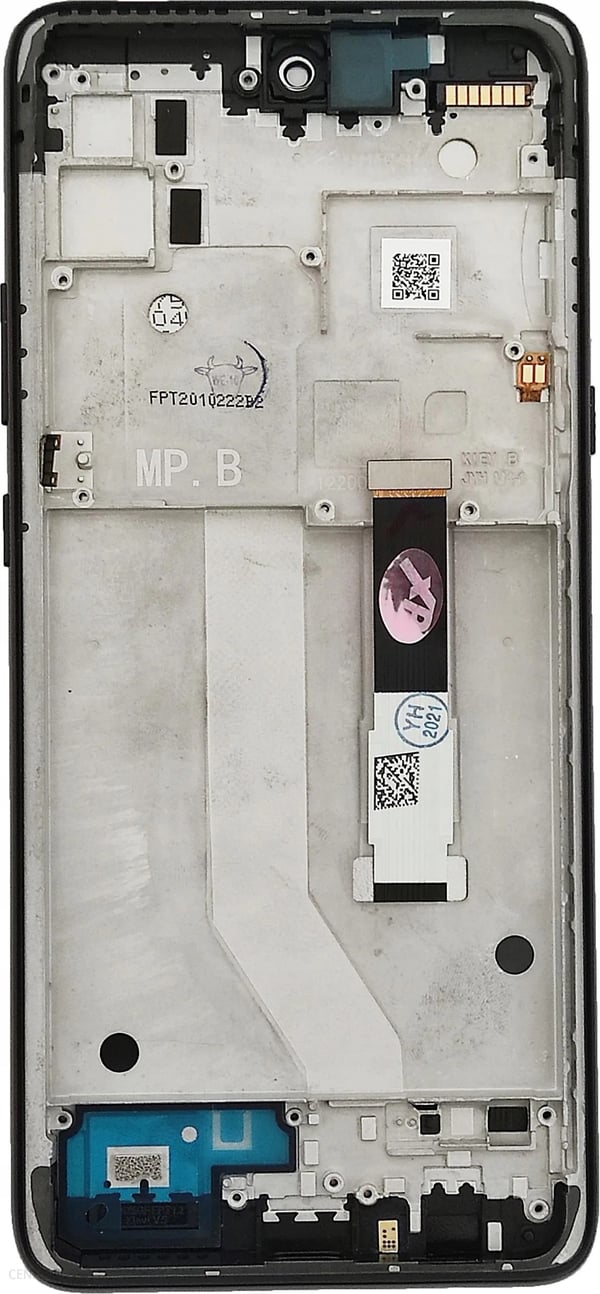 Motorola Moto G 5G XT2113 LCD-skärm och pekskärm renoverad svart ram