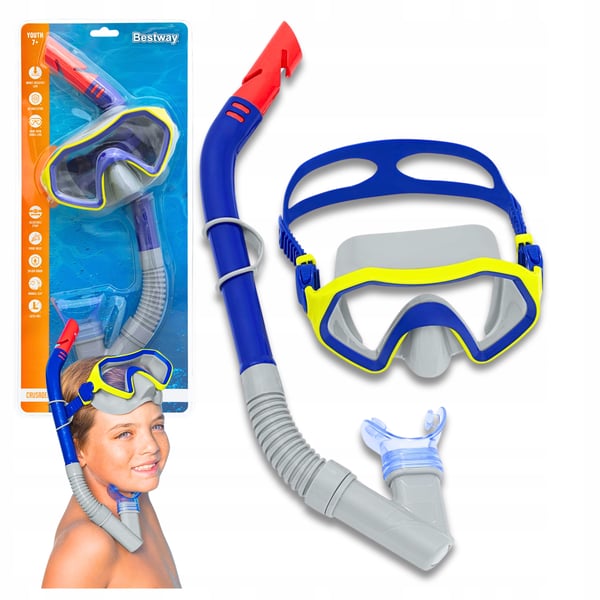 Bestway Dykkersæt - Maske med snorkel og svømmebriller