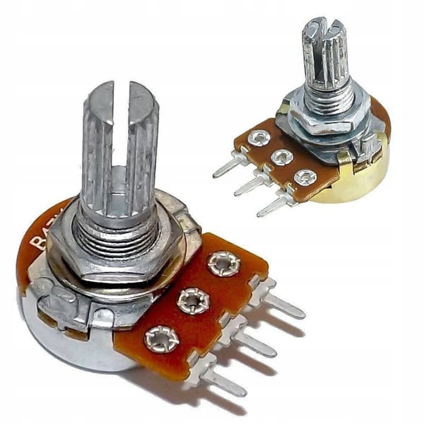 Lineær Roterende Potentiometer B10K 10K Ohm L=15mm 1stk