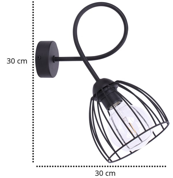 Metallinen seinävalaisin Loft-seinävalaisin, kaksi väriä LED